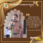 Apel Pagi Sekaligus Halal Bihalal Bersama Bapak/Ibu Tenaga Pendidik, Kependidikan dan Peserta Didik SMK Negeri 1 Sumbawa Besar.