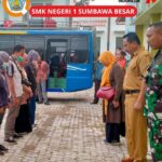Pelepasan 3 Siswa – Siswi SMK Negeri 1 Sumbawa Besar menjadi PASKIBRAKA di Kantor Dikbud Provinsi NTB