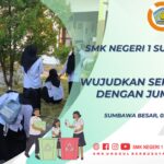 Kegiatan Jumat Bersih SMK Negeri 1 Sumbawa Besar
