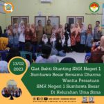 Giat Bakti Stunting SMK Negeri 1 Sumbawa Besar Bersama Dharma Wanita Persatuan