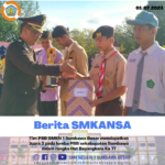 Tim PBB SMKANSA mendapat Juara 3 pada lomba PBB sekabupaten Sumbawa