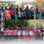 Tim Gerak Jalan SMK Negeri 1 Sumbawa Besar mengikuti Lomba Gerak Jalan Tingkat Kabupaten Tahun 2023