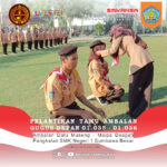 Pelantikan Anggota Pramuka SMK Negeri 1 Sumbawa Besar